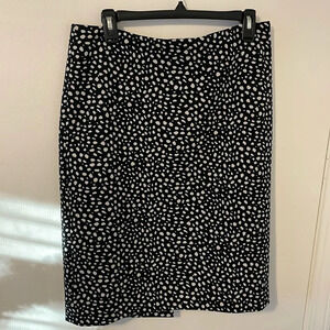 J. Crew Polka Dot Pencil Skirt 8